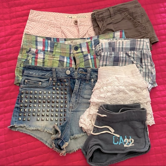 7 cute shorts bundle sizes 0-2 - Picture 1 of 5